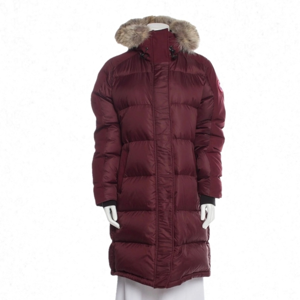 Canada Goose Rowley Down Coat Burgundy – XL